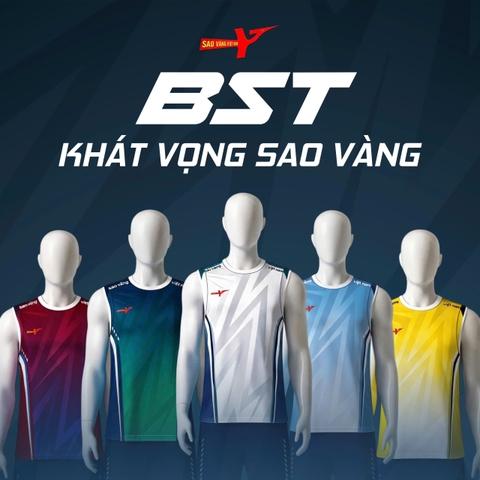 BỘ QUẦN ÁO BÓNG CHUYỀN - KHÁT VỌNG SAO VÀNG