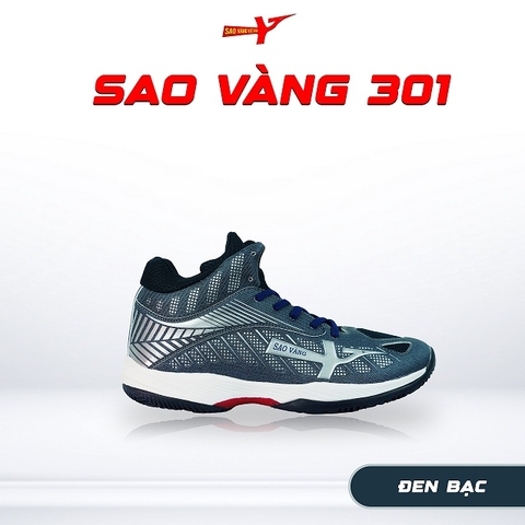 SAO VÀNG 301 ĐEN BẠC - FREESHIP VÀ TẶNG KÈM 1 ĐÔI TẤT