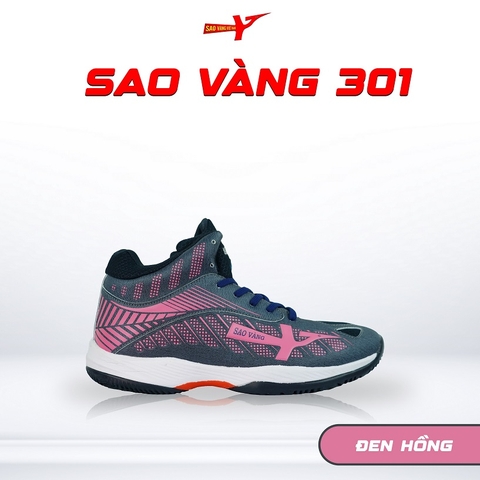 SAO VÀNG 301 ĐEN HỒNG - FREESHIP VÀ TẶNG KÈM 1 ĐÔI TẤT