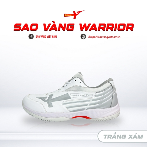 GIÀY SAO VÀNG WARRIOR TRẮNG XÁM - FREESHIP VÀ TẶNG KÈM 1 ĐÔI TẤT