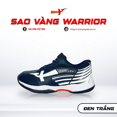 GIÀY SAO VÀNG WARRIOR ĐEN TRẮNG - FREESHIP VÀ TẶNG KÈM 1 ĐÔI TẤT