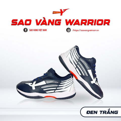 GIÀY SAO VÀNG WARRIOR ĐEN TRẮNG - FREESHIP VÀ TẶNG KÈM 1 ĐÔI TẤT