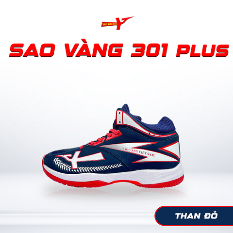 SAO VÀNG 301 PLUS THAN ĐỎ - FREESHIP VÀ TẶNG KÈM 1 ĐÔI TẤT, 1 ĐÔI LÓT, 1 ĐÔI DÂY