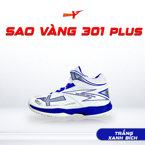 SAO VÀNG 301 PLUS TRẮNG XANH BÍCH - FREESHIP VÀ TẶNG KÈM 1 ĐÔI TẤT