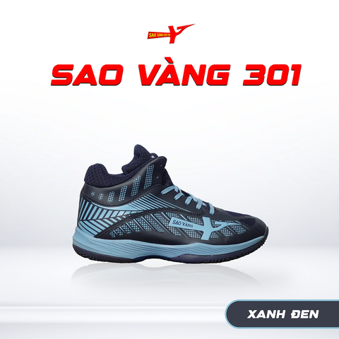 SAO VÀNG 301 XANH ĐEN - FREESHIP VÀ TẶNG KÈM 1 ĐÔI TẤT