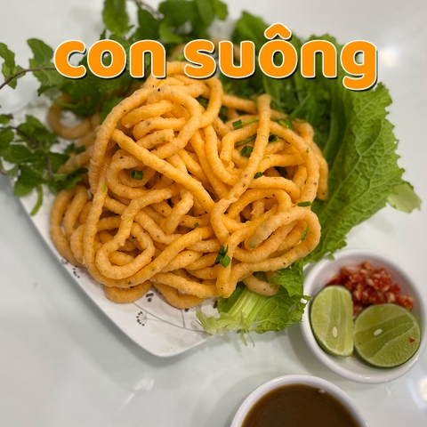 Con Suông Nguyên liệu nấu tô Bún Suông Đặc sản Trà Vinh