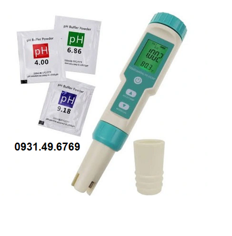 BÚT ĐO CHẤT LƯỢNG NƯỚC 7 CHỈ TIÊU PH, EC,TDS, ĐỘ MẶN, SG,ORP, NHIỆT ĐỘ COM600