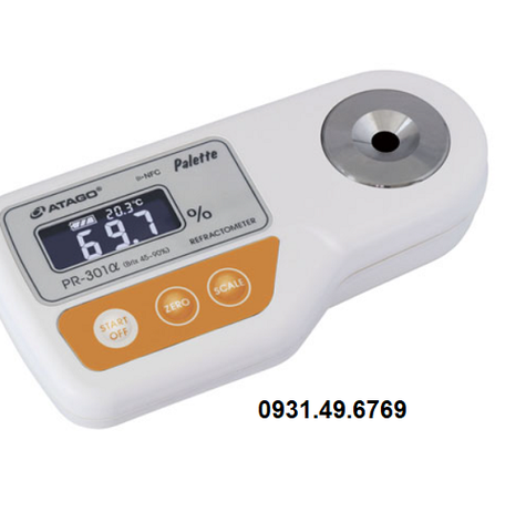 KHÚC XẠ KẾ ĐO ĐỘ NGỌT ĐIỆN TỬ 45-90% ATAGO PR-301 ALPHA