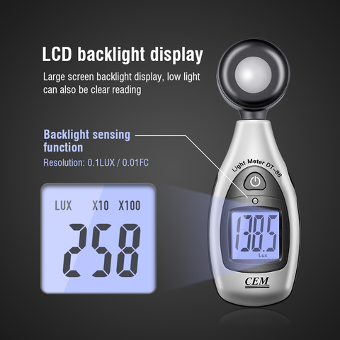Máy đo cường độ ánh sáng CEM DT-86
