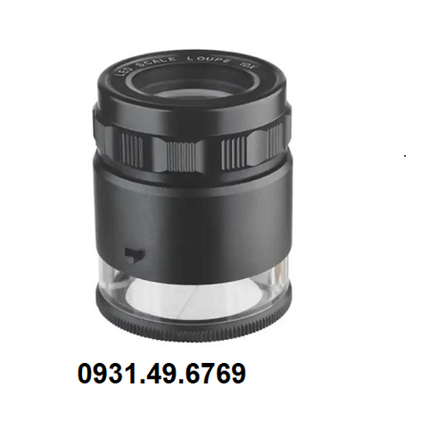 KÍNH LÚP CẦM TAY CÓ THƯỚC ĐO TERINO MG-75A (10X, đèn Led, kèm pin sạc)