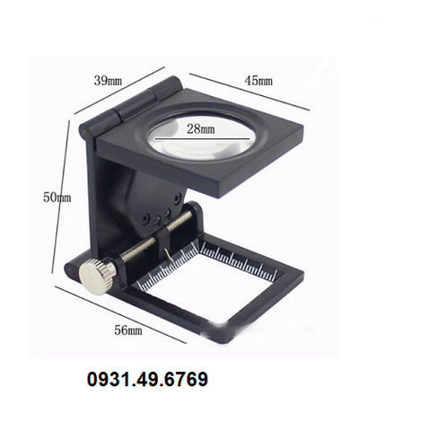 KÍNH LÚP SOI SỢI VẢI CÓ THƯỚC ĐO 10X HL-15G