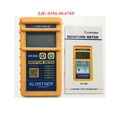 MÁY ĐO ĐỘ ẨM GỖ KLORTNER KT-506 CHẤT LƯỢNG TỐT