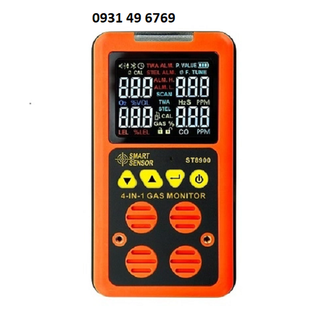 Máy đo khí đa chỉ tiêu Smartsensor ST8900 (LEL/O2/CO/H2S)
