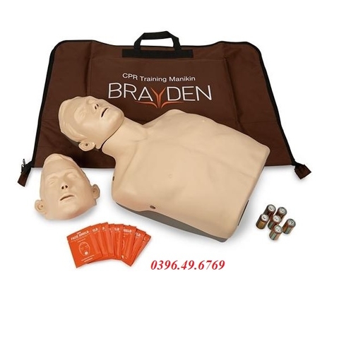 MÔ HÌNH HUẤN LUYỆN HỒI SỨC TIM PHỔI CPR BRAYDEN M13002