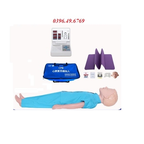 MÔ HÌNH HỒI SỨC TIM PHỔI TRẺ EM CÓ MONITOR HIỂN THỊ KẾT QUẢ CPR200S