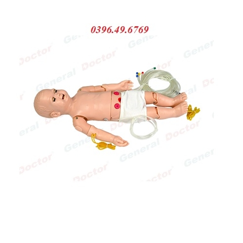 MÔ HÌNH HUẤN LUYỆN KỸ NĂNG CẤP CỨU TOÀN DIỆN CHO TRẺ SƠ SINH MODEL GD/ACLS1500