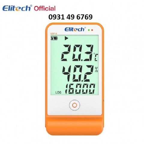 Nhiệt ẩm kế tự ghi Elitech GSP-6