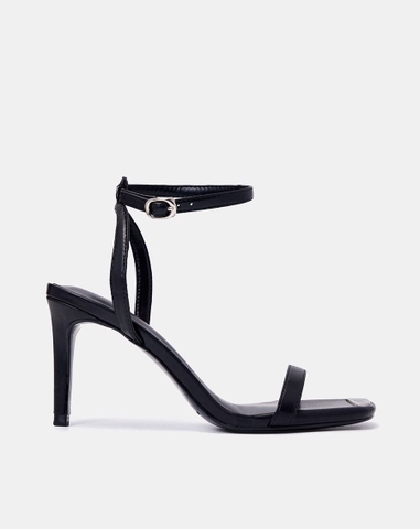 Giày Sandal Gót Thanh Phối Khoá Trang Trí Jn
