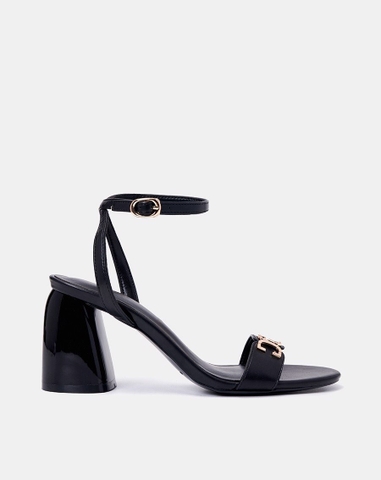 Giày Sandal Quai Ngang Khoá Trang Trí
