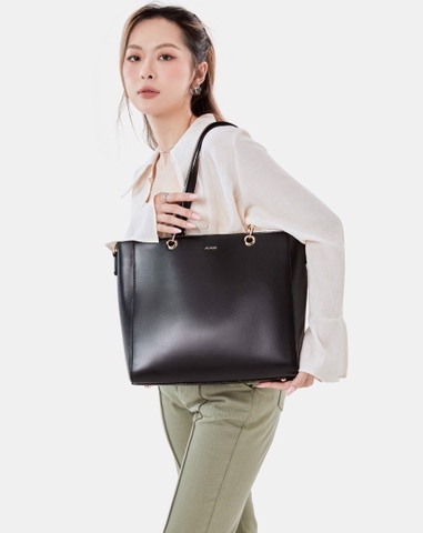Túi Xách Lớn Tote Lớn Gắn Charm Trang Trí
