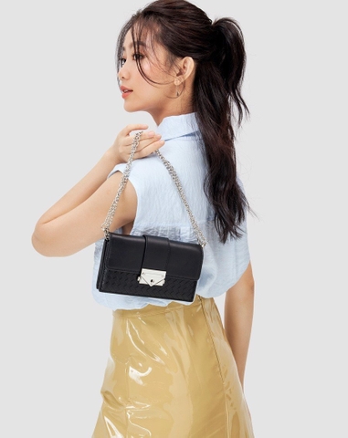 Ví Kèm Dây Đeo Hiệu Ứng Đan