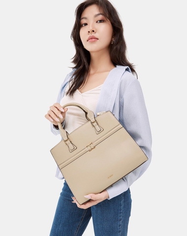 Túi Xách Lớn Satchel Trang Trí Khóa