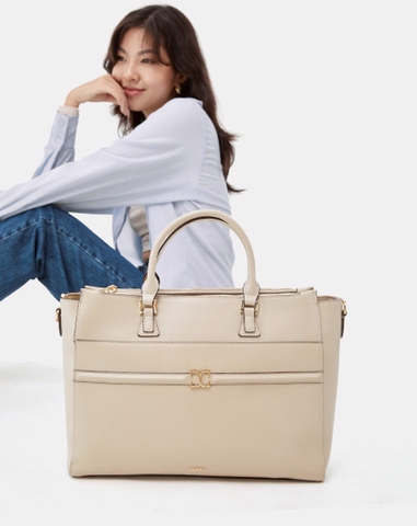 Túi Xách Lớn Satchel Trang Trí Khóa