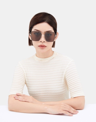 Mắt Kính Butterfly Trendy Kim Loại Phối Nhựa