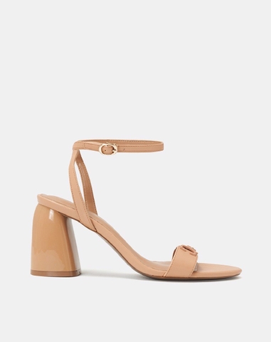 Giày Sandal Quai Ngang Khoá Trang Trí