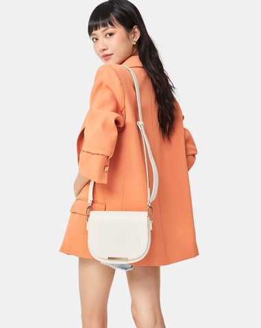 Túi Xách Nhỏ Bán Nguyệt Trang Trí Kim Loại