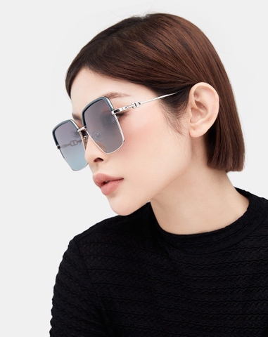 Mắt Kính Butterfly Trendy Kim Loại Phối Nhựa
