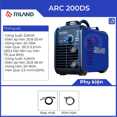 Máy hàn sắt Riland ARC 200DS