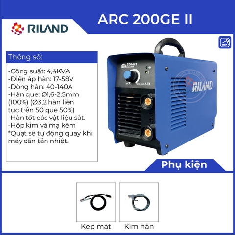 Máy hàn sắt Riland ARC 200GE II