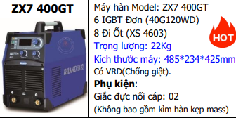 Máy hàn sắt Riland ZX7 400GT