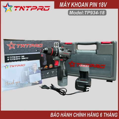 Máy khoan pin 18V TNT Pro TP934-18