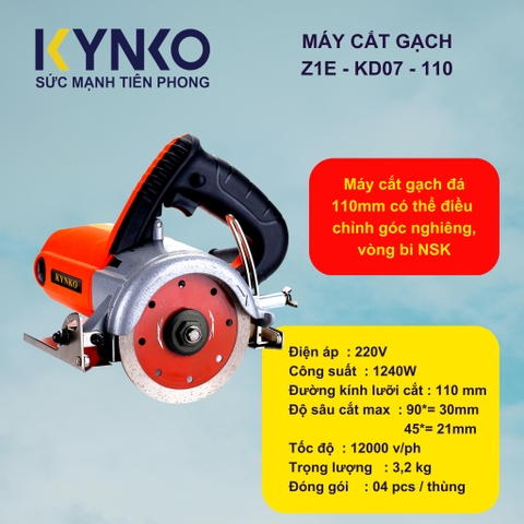 Máy cắt gạch Kynko Z1E-KD07-110