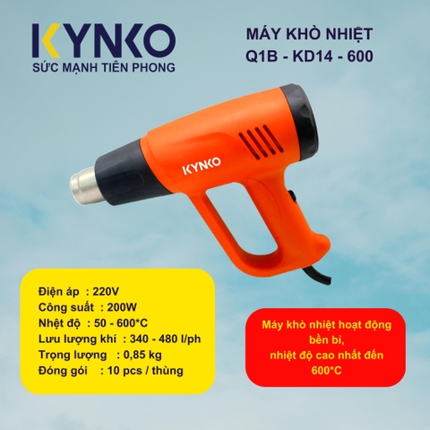 Máy thổi nóng Kynko Q1B-KD14-600