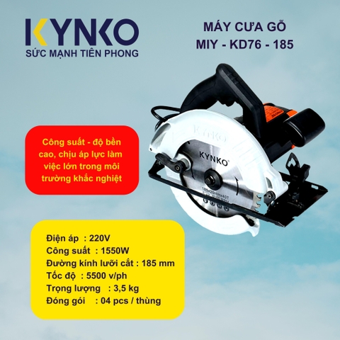 Máy cưa gỗ Kynko MIY-KD76-185