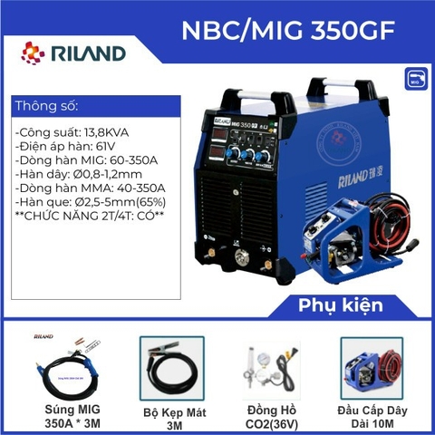 Máy hàn Riland MIG NBC 350GF