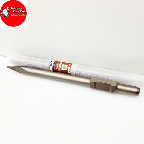 MŨI ĐỤC NHỌN KYNKO Ø 30MM DÀI 400MM CHO MÁY ĐỤC PHÁ BÊ TÔNG PH65  CHẤT LIỆU THÉP 40Cr