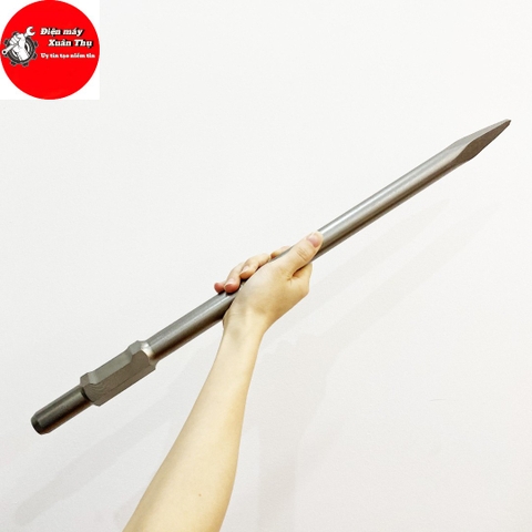 MŨI ĐỤC NHỌN KYNKO Ø 30MM DÀI 600MM CHO MÁY ĐỤC PHÁ BÊ TÔNG PH65  CHẤT LIỆU THÉP 40Cr