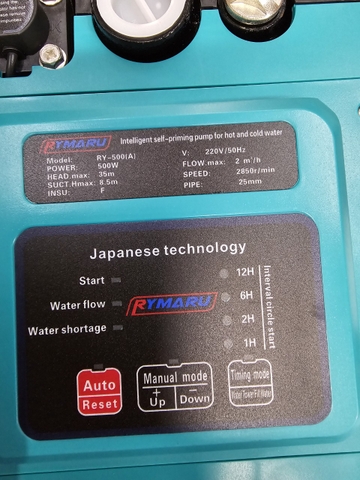 Máy bơm thông minh 2in1 Rymaru RY-500A