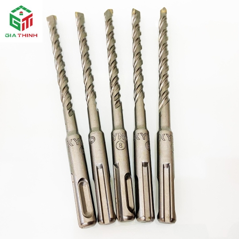 MŨI KHOAN BÊ TÔNG Ø8 ĐẦU DẸT DÀI 160MM KYNKO 8*160 SDS