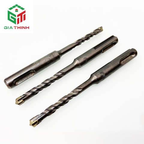 MŨI KHOAN BÊ TÔNG Ø6 ĐẦU CHỮ THẬP 4 CẠNH DÀI 110MM KYNKO 6*110 SDS