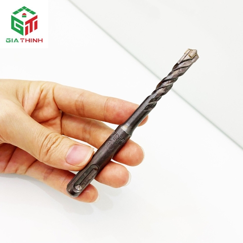 MŨI KHOAN BÊ TÔNG Ø8 ĐẦU CHỮ THẬP 4 CẠNH DÀI 110MM KYNKO 8*110 SDS