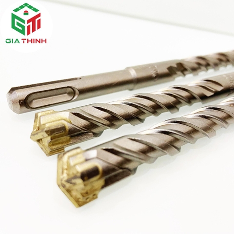 MŨI KHOAN BÊ TÔNG Ø14 ĐẦU CHỮ THẬP 4 CẠNH DÀI 160MM KYNKO 14*160 SDS