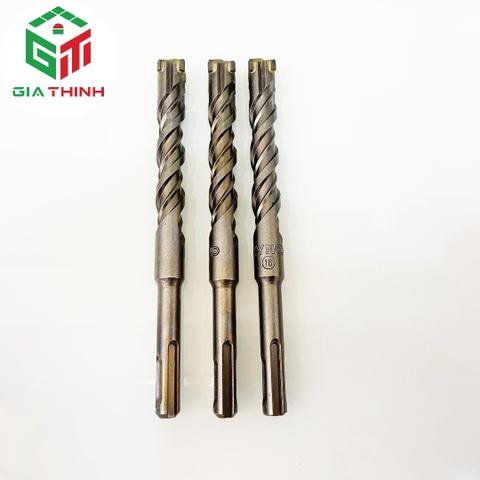 MŨI KHOAN BÊ TÔNG Ø16 ĐẦU CHỮ THẬP 4 CẠNH DÀI 160MM KYNKO 16*160 SDS