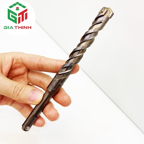MŨI KHOAN BÊ TÔNG Ø16 ĐẦU CHỮ THẬP 4 CẠNH DÀI 160MM KYNKO 16*160 SDS