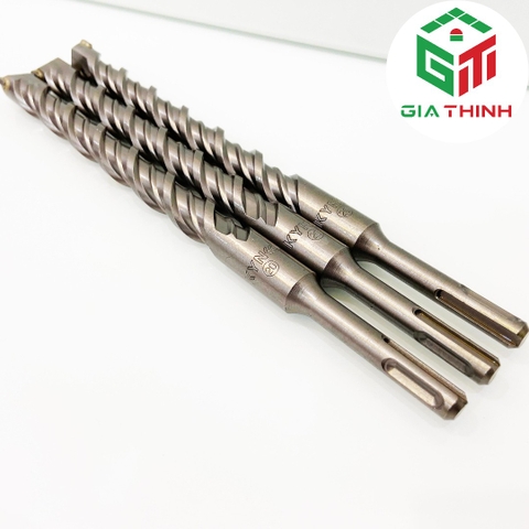 MŨI KHOAN BÊ TÔNG Ø20 DÀI 260MM XUYÊN TƯỜNG 2 CẠNH ĐẦU DẸT SDS KYNKO