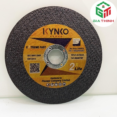ĐÁ CẮT INOX, KIM LOẠI 110 CAO CẤP CHÍNH HÃNG KYNKO PN - CSA04002P